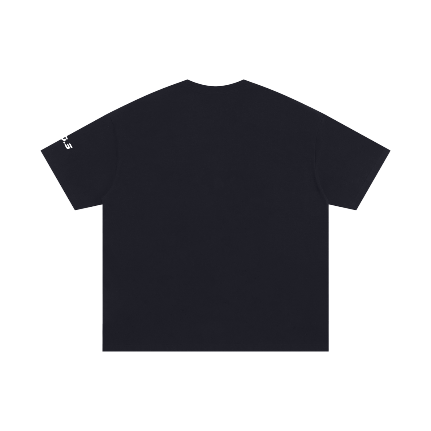 Oversized Blue Cotton T-Shirt