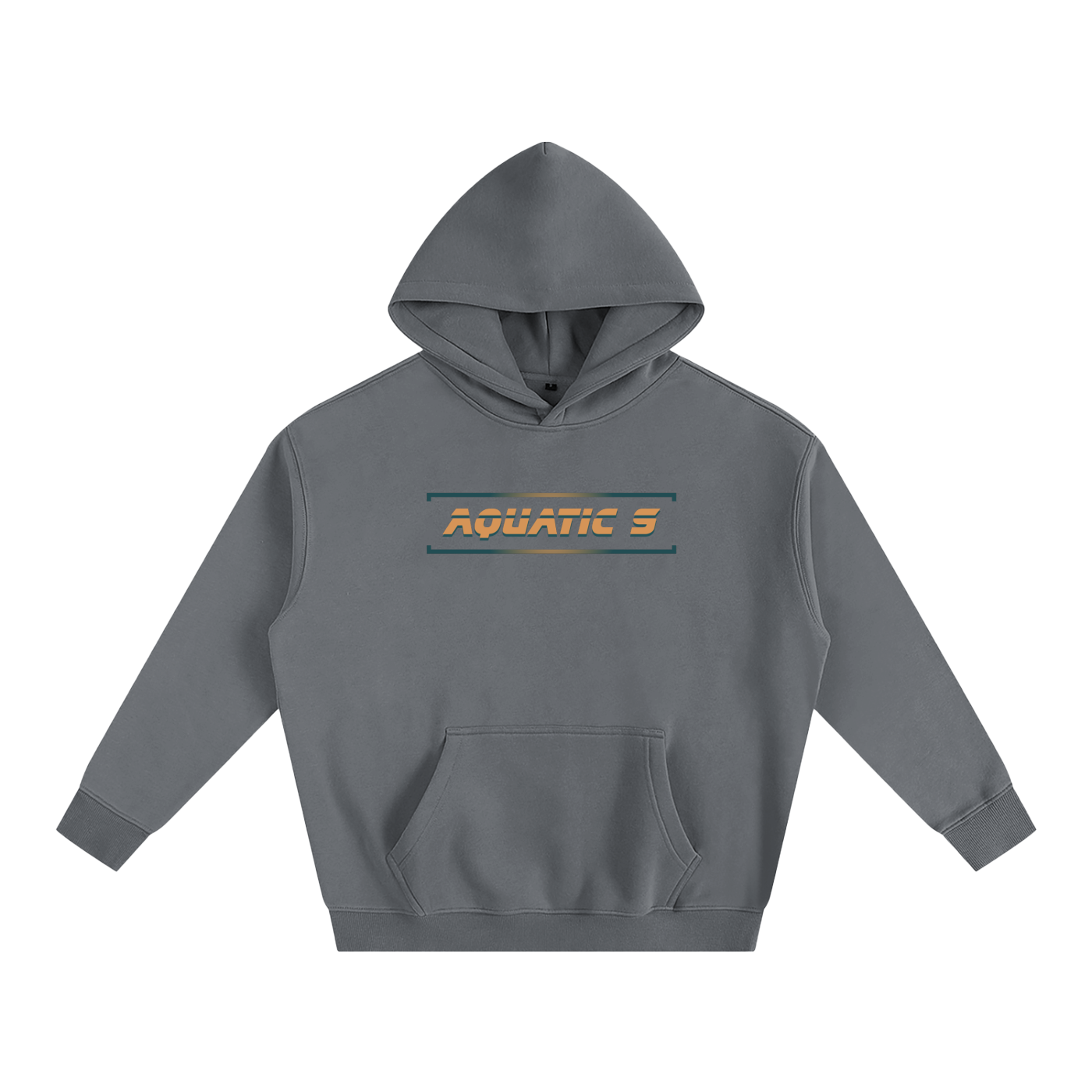 Oversize Gold Logo Hoodie