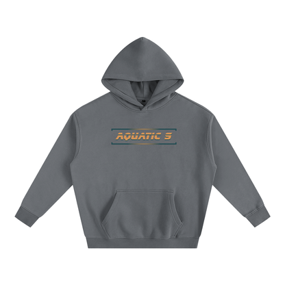 Oversize Gold Logo Hoodie