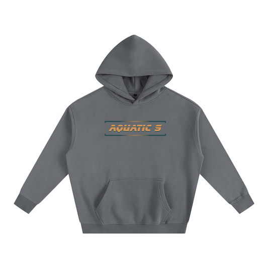 Oversize Gold Logo Hoodie