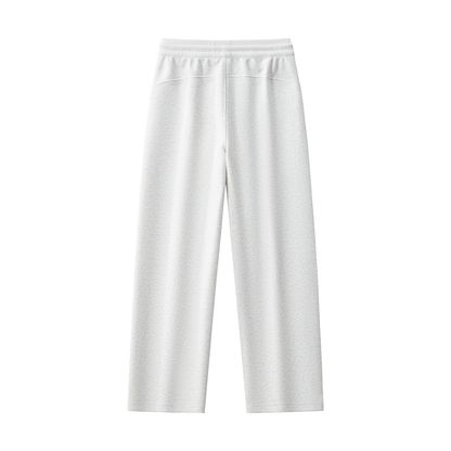Drawstring Straight-Leg Sweatpants