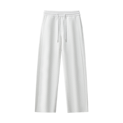 Drawstring Straight-Leg Sweatpants
