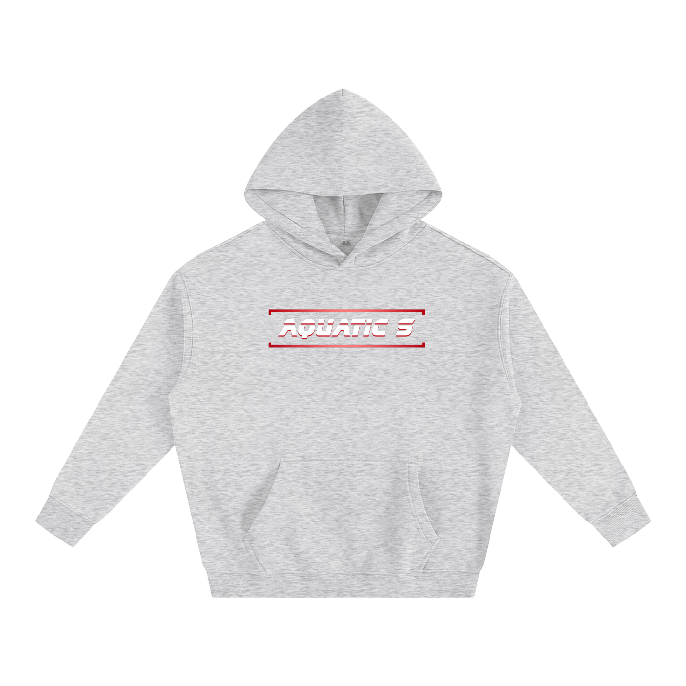 Oversize Red Logo Hoodie