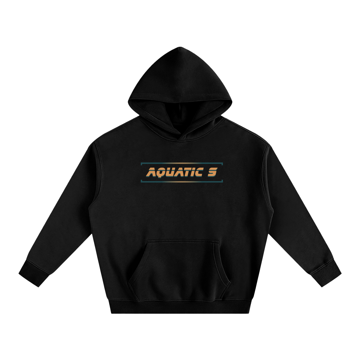 Oversize Gold Logo Hoodie