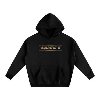 Oversize Gold Logo Hoodie