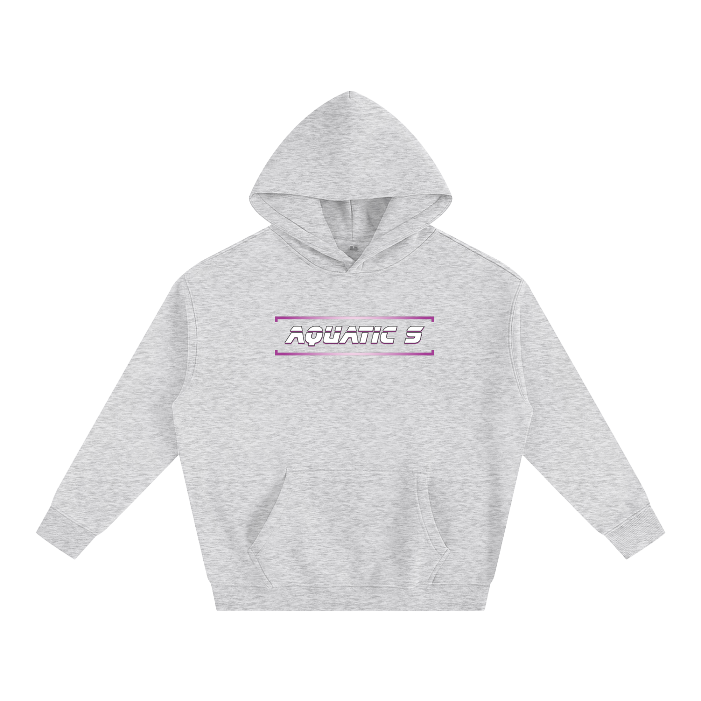 Oversize Pink Logo Hoodie