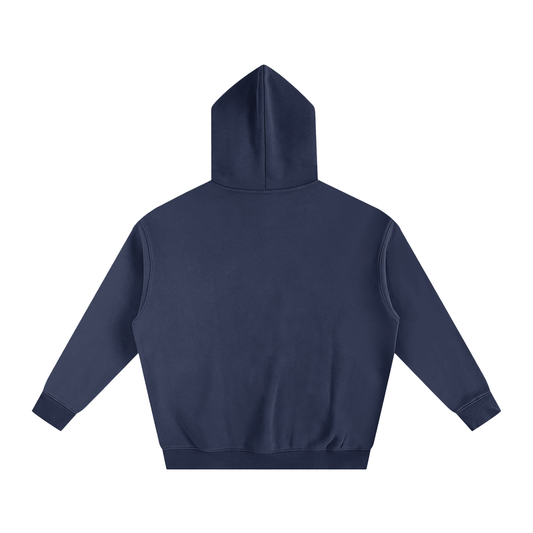 Oversize Blue Logo Hoodie