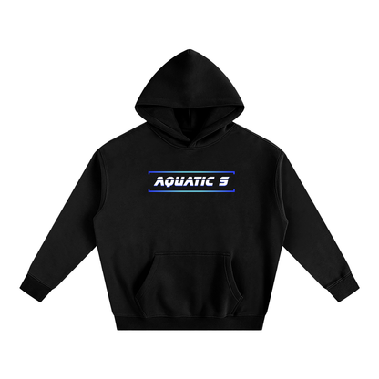 Oversize Blue Logo Hoodie