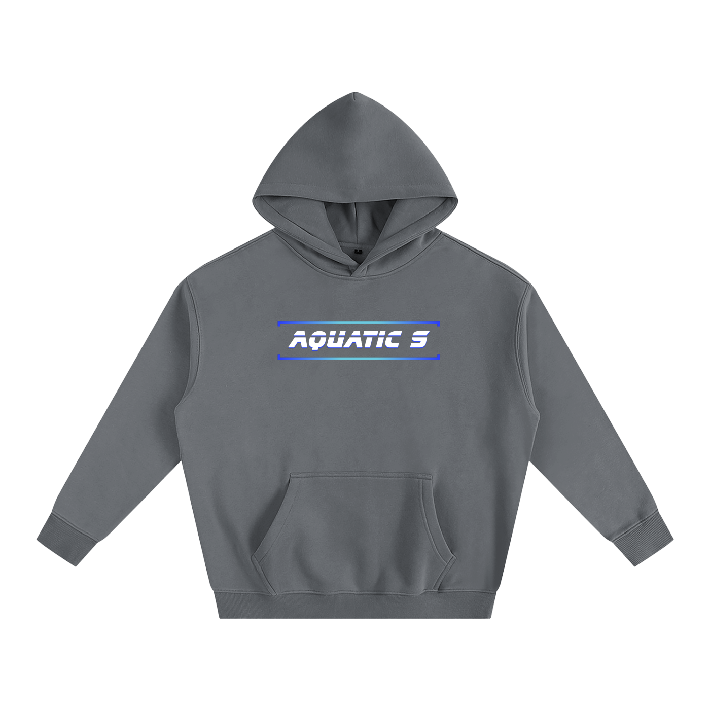 Oversize Blue Logo Hoodie