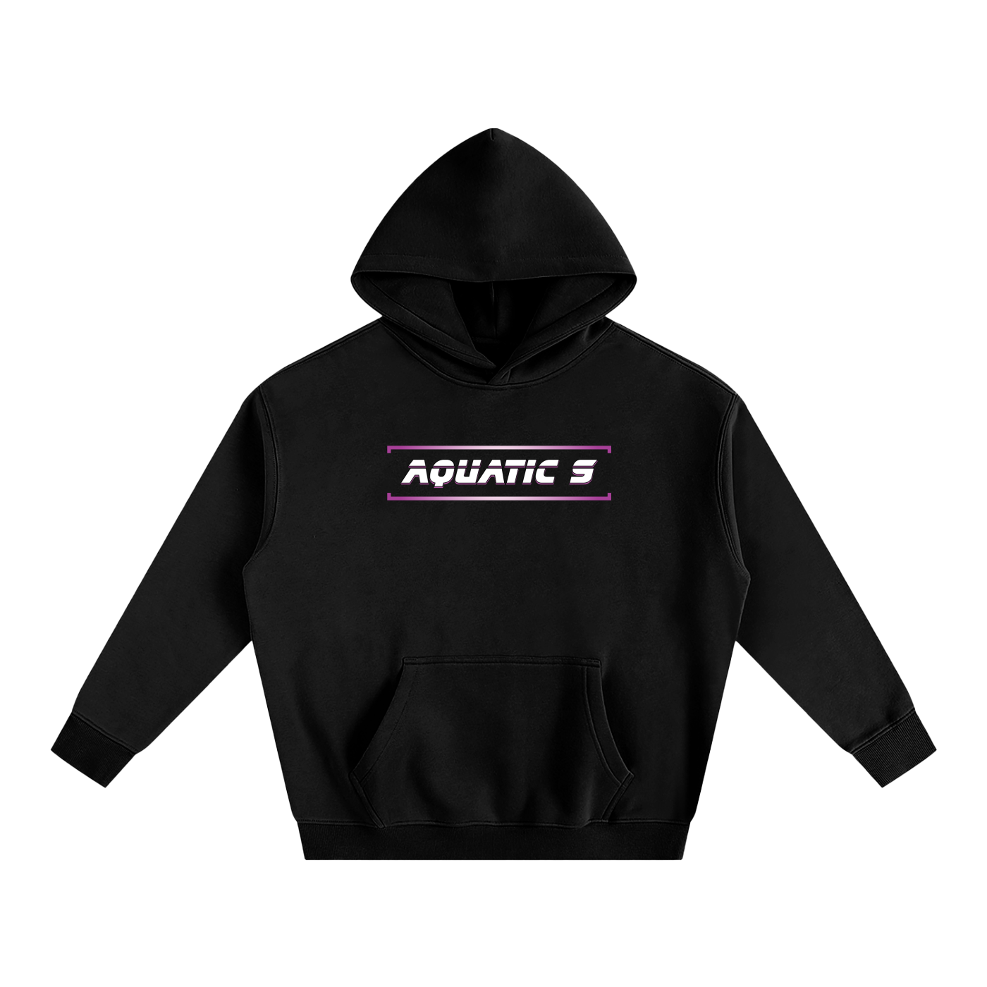 Oversize Pink Logo Hoodie