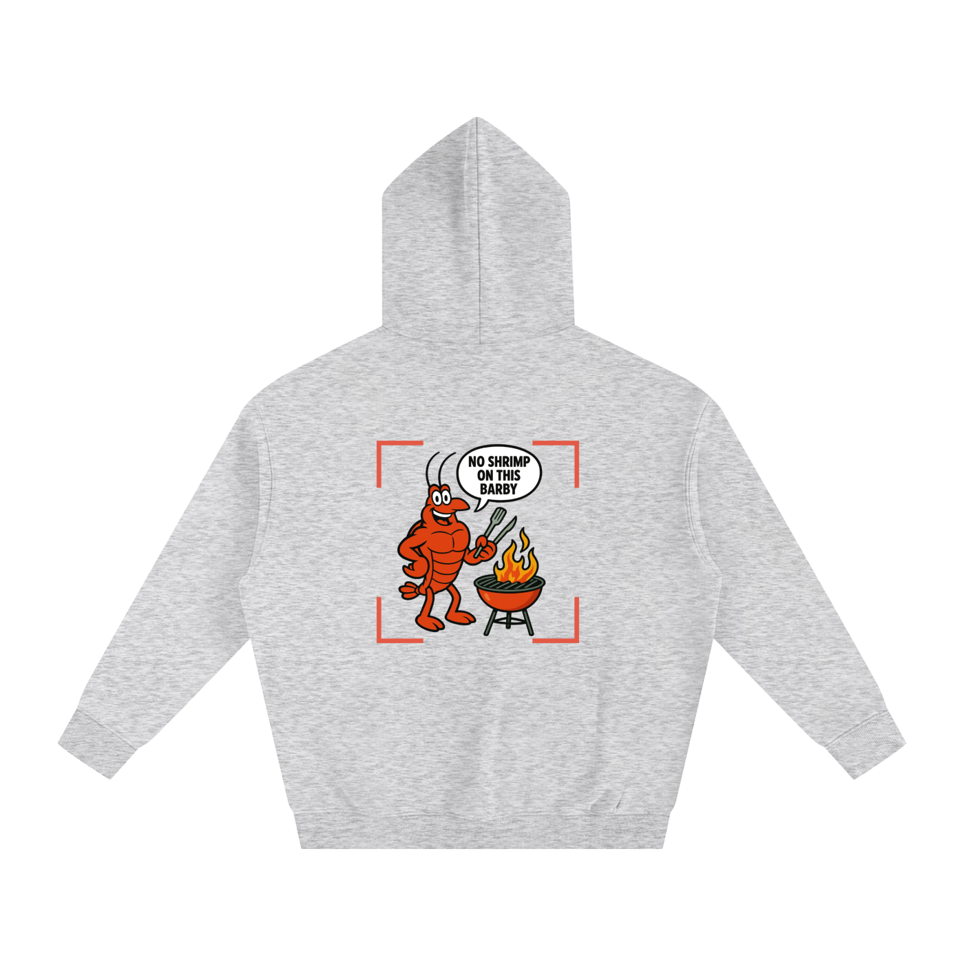 Oversize Red Lobster Logo Hoodie