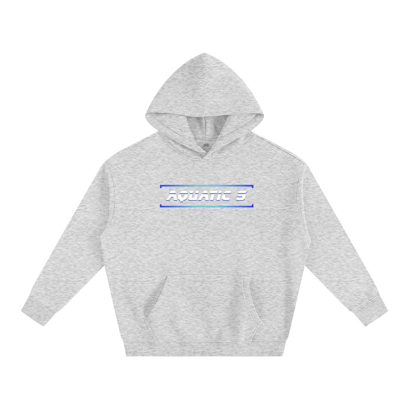 Oversize Blue Logo Hoodie